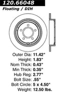 StopTech Slotted Sport Brake Rotor