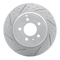 R1 96-04 Volvo S70 Rear Left Drilled & Slotted Geoperformance Rotor