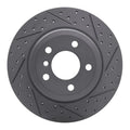 R1 07-19 BMW X5 Rear Right Drilled & Slotted Geoperformance Rotor