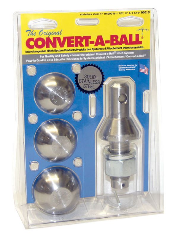 SET 1IN STAINLESS STEEL W/ 17/8IN 2IN & 25/16IN BALLS
