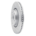 R1 Concepts Brake Rotor Drilled and Slotted Silver Fits Mazda 6