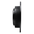 R1 04-06 Kia AMANTI Rear Left Drilled & Slotted Black Brake Rotor