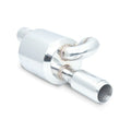2.5IN TWIN LOOP ROUND MUFFLER 3IN OD TIP NO APPLICATION
