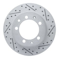 R1 77-88 Porsche 944 Excl Turbo Rear Right Drilled & Slotted Geoperformance Rotor