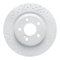 R1 12-20 Mercedes-Benz Slk250 Rear Left Drilled & Slotted Geoperformance Rotor