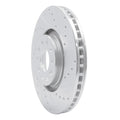 R1 98-09 Audi A4 (USA/Canada) Front Right Drilled & Slotted Silver Brake Rotor