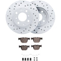 DFC 06-10 BMW M6 Left Rear Drilled Brake Rotor