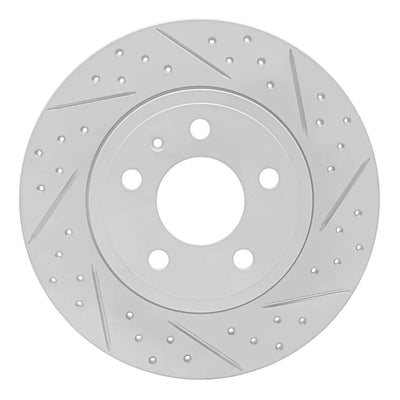 R1 00-09 Audi A4 Quattro Rear Right Drilled & Slotted Geoperformance Rotor
