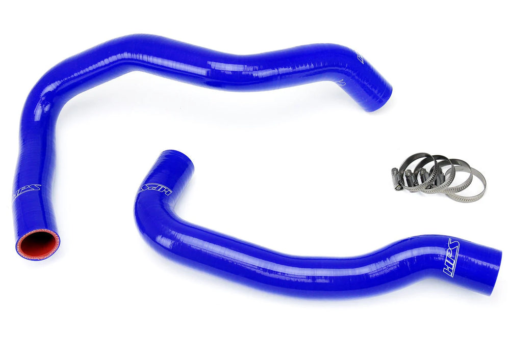 HPS Performance Red Reinforced Silicone Radiator Hose Kit Coolant for Nissan 89-98 240SX w/ KA