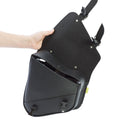 Willie & Max HD Softails, Yamaha Road Stars, Kawasaki Vulcan 900, Suzuki C50 Swingarm Bag - Black