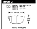 Hawk 89-97 Nissan 240SX SE HP+ Street Rear Brake Pads