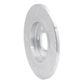 R1 06-09 Buick TERRAZA Rear Right Drilled & Slotted Silver Brake Rotor