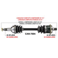 NEW ATV AXLE