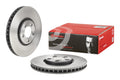 Brembo 03-05 Jaguar S-Type/04-05 Vanden Plas/04-06 XJ8 Front Premium UV Coated OE Equivalent Rotor