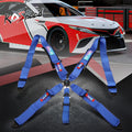 NRG 5PT 3in. Seat Belt Harness / Cam Lock - Blue