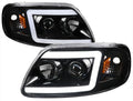 PROJECTOR HEADLIGHTS- GLOSSY BLACK