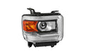RIGHT HEADLIGHT- CHROME