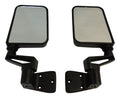 Manual Folding Mirror Kit for 1987-2006 Jeep YJ, TJ Wrangler, Black Crown Automotive