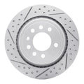 R1 08-11 Saab 45903 Rear Left Drilled & Slotted Geoperformance Rotor