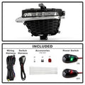 Spyder 22-24 Jeep Grand Cherokee (2-Row) OEM LED Fog Lights w/Switch - Clear (FL-JGC22-LED-C)