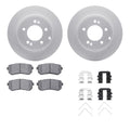 DFC 16-20 Hyundai Sonata Rear Geospec Rotors with 5000 Advanced Brake Pads w/Hardware