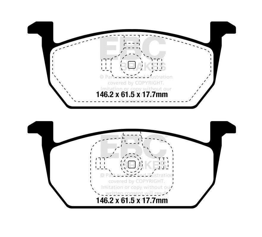 EBC YELLOWSTUFF PADS