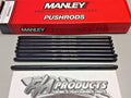Manley Push Rod - 3/8 Dia. - 8.900 Length - 0.135 Wall - 4130 Chrome Moly - Swedged End - Set of 8