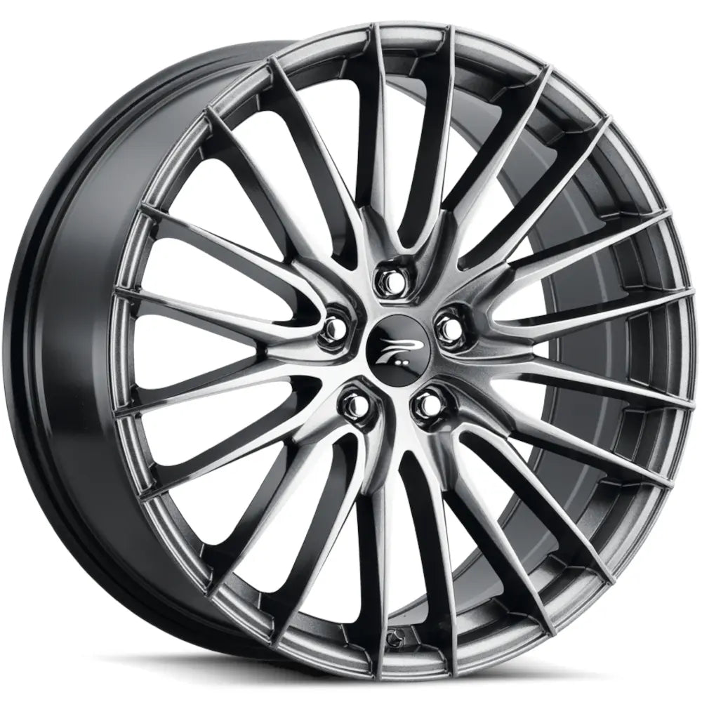 18X8 5-115 +15MM BRIGHT GRAPHITE SI