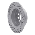DFC 74-95 Volvo 245 Rear Right Drilled & Slotted Geoperformance Rotor