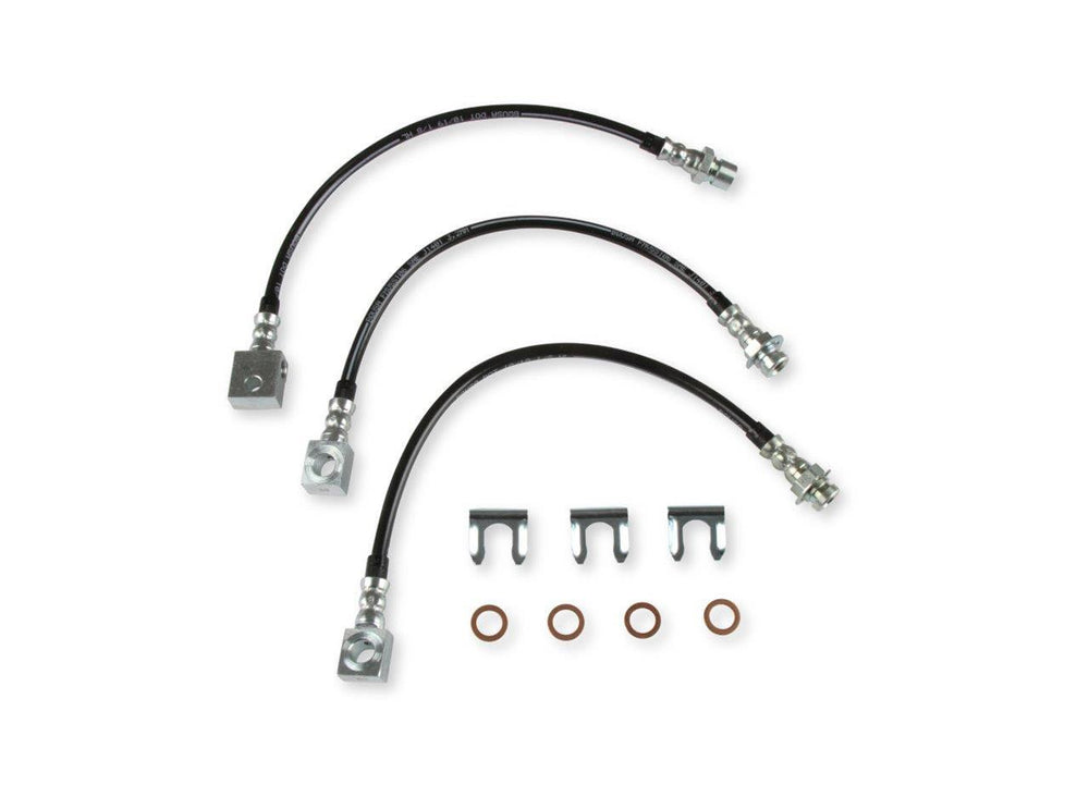 STAINLESS STEEL BRAKE HOSE KIT - REAR