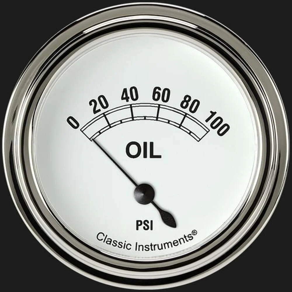 CLAS WHT 2 5/8IN OIL PRS 100PSI ELE