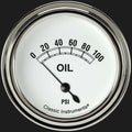 CLAS WHT 2 5/8IN OIL PRS 100PSI ELE
