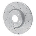 DFC 11-17 Audi A5 Front Right Drilled & Slotted Silver Brake Rotor