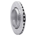 DFC 04-07 Volvo V70/S60 Rear Left Drilled & Slotted Silver Brake Rotor