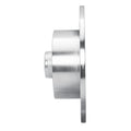 R1 Concepts Brake Rotor Drilled and Slotted Silver Fits Audi A4