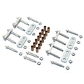 UNBOXED WET BOLT/HD SHACKLE KIT TRIPLE 2.25IN W/CORRECT TRACK