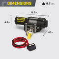 Champion Power Equipment winch detail
