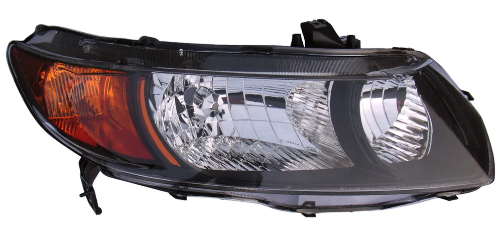 RH HEADLAMP LENS/HOUSING; 2DR COUPE; CIVIC 0607