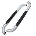 3 INCH ROUND STAINLESS FINISH SIDE