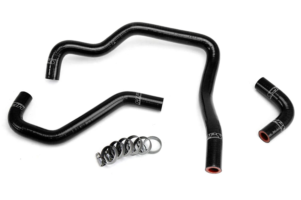 HPS Performance Black Reinforced Silicone Heater Hose Kit for Toyota 89-95 4Runner 22RE Non Turbo EFI LHD
