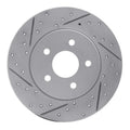 R1 01-08 Ford Mondeo (Mexico) Rear Right Drilled & Slotted Geoperformance Rotor