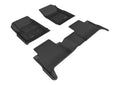 3D MAXpider 2015-2020 GMC Canyon Crew Cab Kagu 1st & 2nd Row Floormats - Gray