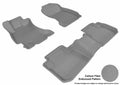 3D MAXpider 2014-2018 Subaru Forester Kagu 1st & 2nd Row Floormats - Gray