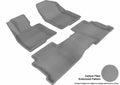 3D KAGU FLOOR MAT 2 ROW SET GRAY