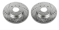 Power Stop 99-02 Infiniti G20 Front Evolution Drilled & Slotted Rotors - Pair