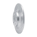 DFC 13-25 Mazda CX-30 Rear Right Drilled & Slotted Silver Brake Rotor