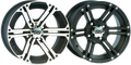 ITP SS 212 12x7 / 4x156 BP / 4+3 Offset Black Wheel