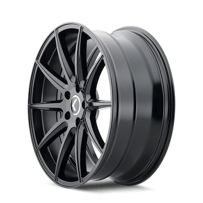 Kraze KR194 Cosmos 17x8 / 5x114.3 BP / 38mm Offset / 72.62mm Hub Gloss Black Wheel