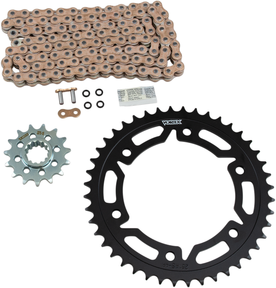 Vortex Racing V3 2.0 Chain and Sprocket Kit 3273-15,251AS-44,G520SX3-112- Gold