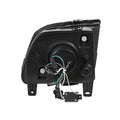 RETRO PROJECTOR HEADLIGHT - BLACK